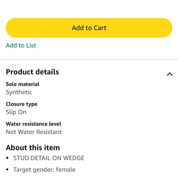 Black studded wedge slide size 8 - Picture 5 of 5